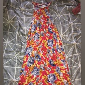 Halter Floral Dress NWOT